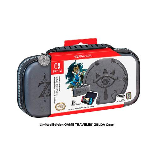 GAME TRAVELER DELUXE TRAVEL CASE NINTENDO SWITCH ZELDA BLACK