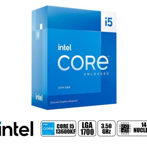PROCESADOR INTEL CORE I5 13600KF 3.50GHZ, 24MB, 14 NUCLEOS, LGA 1700, S/COOLER