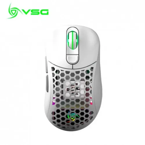 MOUSE INALAMBRICO VSG AQUILA FLY 16, 000 DPI  RGB  BLANCO MATE